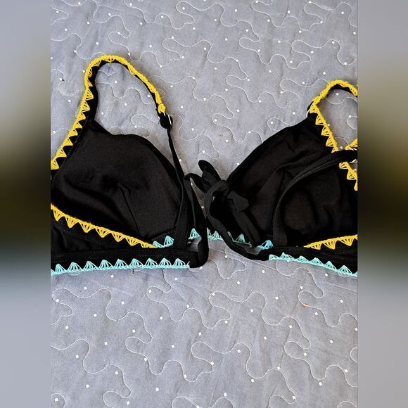 Banana Moon black bikini top size 40 - Picture 2 of 3